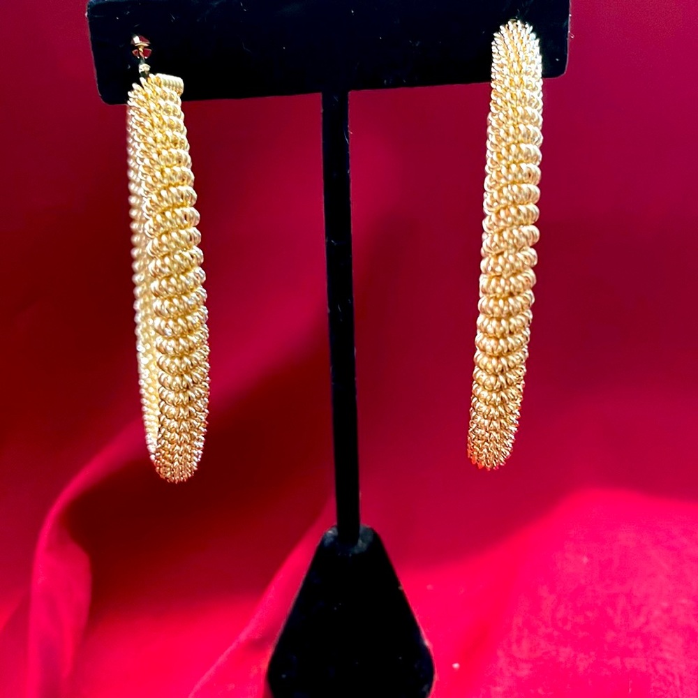 Gold Winding Earring